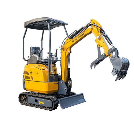 HW-13W Mini Excavator | 0.89 Ton Compact Digger | Pilot Control | EPA