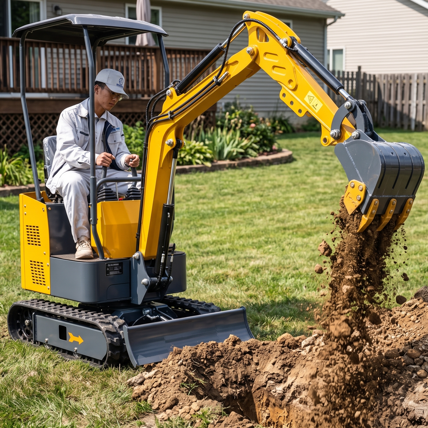 HW-10-1 Mini Excavator | 0.68 Ton Micro Digger | EPA