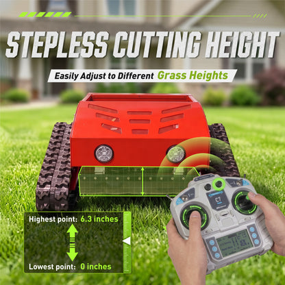 MDE224-55 Tracked Remote Mower | 9HP | 45° Slope | 22" Cutting Width
